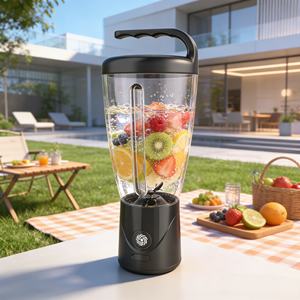 Licuadora Portátil de Alta Resistencia con Batería Recargable USB, Modo Turbo, 6 Cuchillas, 1000 ml, a Prueba de Fugas, Libre de BPA, para Triturar Hielo y Hacer Smoothies - Product Image 3