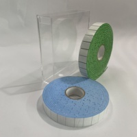 Échantillon gratuit de ruban adhésif en mousse EVA double face pré-découpé carré et rond de 3 mm d'épaisseur, multicolores