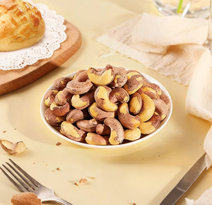 Htfoodie Nieuw Product Verpakte Cashewnotenkorrels Paarsgekleurde Cashewnoten met Paarse Schil Cashewnoten Originele Smaak Snack Groothandel - Product Image 2
