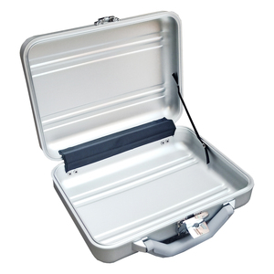 Sier xách tay nhỏ cứng Túi du lịch bán buôn hộp công cụ vali với khóa chìa khóa đúc nhôm vali cho tài liệu - Product Image 5