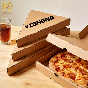 Boîte de <span class=keywords><strong>livraison</strong></span> de <span class=keywords><strong>pizza</strong></span> de qualité restaurant, emballage de <span class=keywords><strong>pizza</strong></span> écologique, non gras, impression personnalisée disponible - Product Image 2