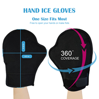 Gant de thérapie chaud-froid pour les mains, gants de thérapie par le froid pour l'arthrite, poche de gel réfrigérante pour blessures, arthrite, syndrome du canal carpien, gonflement