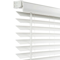 Stores de fenêtre horizontaux modernes en PVC intégrés de 2 pouces pour lucarne