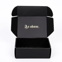 Boîte d'expédition en carton ondulé personnalisée avec doublure en éponge et gaufrage, grande taille, couleur au choix, pour emballage e-commerce de vêtements créatifs et chaussettes pour enfants