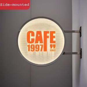 Panneau publicitaire LED double face personnalisé, panneau lumineux mural rétroéclairé, boîte lumineuse LED pour la <span class=keywords><strong>promotion</strong></span> des cafés et des magasins de détail - Product Image 5