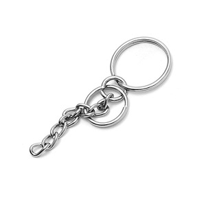 โซ่พวงกุญแจสแตนเลส 8 ข้อ ชุบโครเมียม สำหรับใช้ในบ้าน อะไหล่ DIY แบบกำหนดเอง - Product Image 1