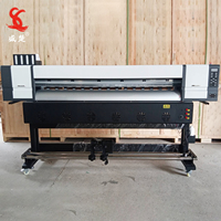 Impresora de Formato Grande de 1.9M con Cabezal de Impresión I3200 Xp600, Impresora de Inyección de Tinta Automática para Vinilo y Adhesivos de Automóviles, Plotter de Doble Cabezal de Impresión Rápida