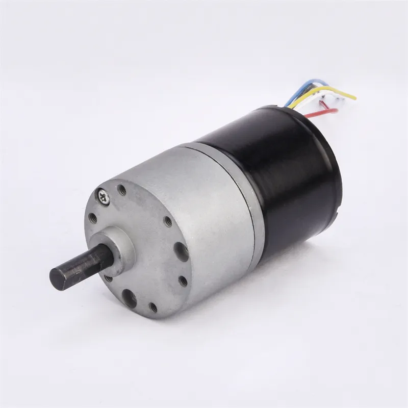 Pas Borstelloze Tandwielmotor Aan T-DA Fabriek Produceren 12V 24V Dc 37Mm Versnellingsbak Borstelloze Gelijkstroommotor