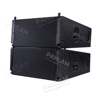 Système audio PAKLAM AUDIO, enceintes satellite 3 voies double 10 pouces, audio professionnel, passif, étanche, 1000W stéréo