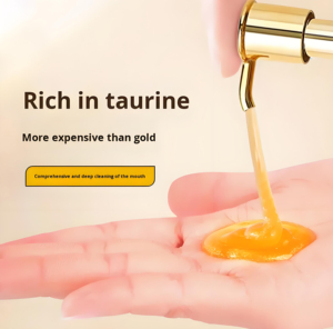 Taurine Adult <strong>Toothpaste</strong> - Fresh Breath, Teeth Whitening &amp; Stain Removal, Press-Type Dispenser, <strong>Gold</strong> Edition Bottle--OEM - Product Image 5