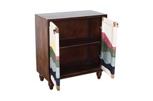 Durable 2 Door Cabinet with Lockable Design Strong Wooden Storage Furniture <b>for</b> Bedroom Living Room <b>Kitchen</b> Office - Product Image 3
