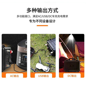 สถานีพลังงานแบบพกพา1500W LiFePO4พลังงานแสงอาทิตย์บริสุทธิ์คลื่นไซน์ MPPT Type C ตั้งแคมป์กลางแจ้งฉุกเฉิน - Product Image 1