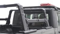 Arceau de ramassage universel avec poutres latérales Support de lit de camion universel pour Tacoma Tundra F-150 RAM Silverado Ranger Hilux D-MAX L200