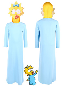 Disfraces de Halloween para Niños, Disfraces de la Familia <span class=keywords><strong>Simpson</strong></span> de TV y Cine, Ropa Unisex de Poliéster para Espectáculos, Talla 110-190 cm - Product Image 4