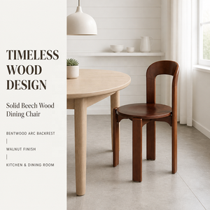 Chaise de <span class=keywords><strong>salle</strong></span> à <span class=keywords><strong>manger</strong></span> empilable en bois massif de style nordique, design Rey, pour petits appartements, chaise de bureau minimaliste vintage populaire avec dossier - Product Image 3