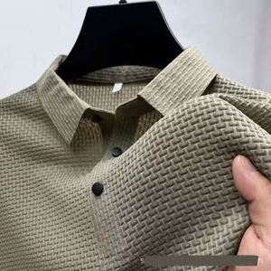 T-shirt formel pour hommes et garçons I-0447, été, impression numérique personnalisée, logo, coton mélangé uni, coupe classique, tissu tissé 300 grammes - Product Image 3