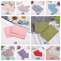 Pochette à bijoux en microfibre avec logo personnalisé, multicolores, pour colliers, boucles d'oreilles, bagues, bracelets, permis de conduire, cartes d'identité