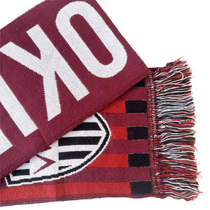 Bufandas de Apoyo al Fútbol al por Mayor, Bufandas Personalizadas con Logotipo para Fanáticos <span class=keywords><strong>del</strong></span> Fútbol <span class=keywords><strong>Mundial</strong></span>, Bufandas Tejidas con Flecos para Fanáticos - Product Image 2