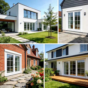 Vente en gros de fenêtres baies Dagui au design moderne, en aluminium, pour <span class=keywords><strong>cuisine</strong></span> et jardin, avec double vitrage trempé, coupe-vent, sur mesure, pour l'Amérique du Nord - Product Image 2