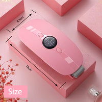 Wiederaufladbarer Menstruations-Wärmegürtel mit 3 Heizstufen Vibrationsmassage USB Schnellheizender Wärmepad