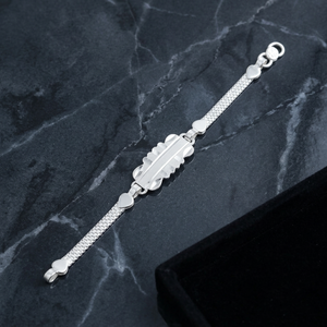 Bracelet bébé mignon en argent sterling 92,5% pur, 10g, avec breloque fine - Product Image 4