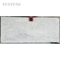 Dalle de marbre Bianco Carrara Tostone, populaire, durable et de qualité supérieure, pour îlot de cuisine, chambre à coucher, appartement, décoration intérieure