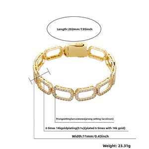 Tobillera de perlas unisex de alta gama, a la moda, que no se decolora, nuevo estilo, diseño hueco con incrustaciones, pulsera versátil - Product Image 4