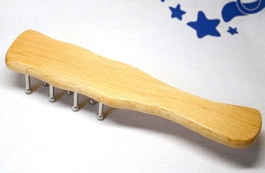 2025 Best Selling Gua Sha Wooden Stick Hair Comb Brush Tool Guasha Massager <strong>Popular</strong> Style in Japan Hair Accessories - Product Image 6