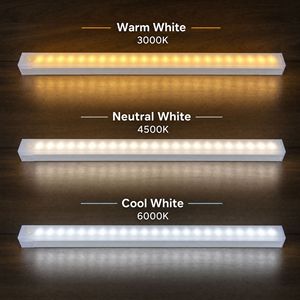 <b>Rechargeable</b> Motion Sensor <b>LED</b> Cabinet <b>Light</b>, 3 Color Temperature Stepless Dimmable Type-C Under Cabinet <b>Light</b> - Product Image 2