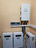 Batteries solaires domestiques LFP Lifepo4 haute efficacité 16 kWh 51,2 V 314 Ah, système de stockage d'énergie solaire domestique