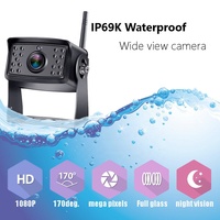 AHD1080P — caméra de recul numérique sans fil, garantie de 2 ans, 4CH AHD1080P, DVR intégré, idéal pour divers camions, van etc.