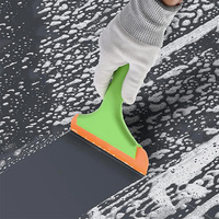Herramienta Manual para Aplicación de Película Automotriz, Raspador de Limpieza de Vidrios, Raspador de Agua Suave de Goma de Silicona para Limpieza de Ventanas de Vehículos