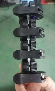 Pôles/Manches télescopiques en aluminium noir mat écologiques pour <span class=keywords><strong>le</strong></span> nettoyage domestique, 2 ou 3 sections - Product Image 5