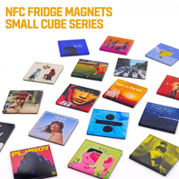 Étiquettes NFC en acrylique personnalisables, imperméables, aimants pour réfrigérateur, pour la maison, la cuisine, le bureau, promotion, cadeau