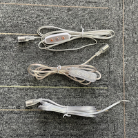 Transparent 20AWG 5.5x2.1mm femelle 12V DC alimentation Pigtail baril connecteur câble avec gradateur pour enseigne au néon Led