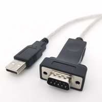 Adaptador de Cable de 9 pines Macho A hembra Rs232 Serial Db9 Macho A Usb 2,0, convertidor de serie