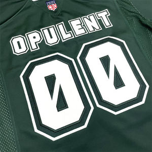 เสื้อเจอร์ซีย์คอวีสไตล์วิทยาลัยย้อนยุคอเมริกันสตรีทไซส์ใหญ่ระบายอากาศได้โลโก้ OEM ตามสั่ง - Product Image 4