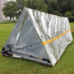 Tienda de Emergencia para Todas las Estaciones, Supervivencia al Aire Libre, Primeros Auxilios, Aislamiento Térmico, Impermeable y Protección Solar, 150x240x90 cm - Product Image 5