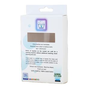 Scatola di cartone al guinzaglio per cani con Logo stampato personalizzato scatola di cartone al guinzaglio per animali domestici scatola di carta con finestra in <span class=keywords><strong>PVC</strong></span> - Product Image 1