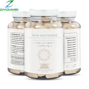 Private Label Best Price Collagen Reduced L-Glutathione Capsule Supplements S Acetyl Glutathione Pills For Skin Whitening
