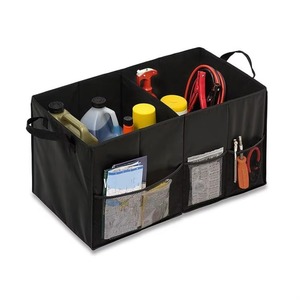 Ensemble d'organisateurs pliables pour coffre de voiture, certifié BSCI, comprenant un portefeuille, une brosse et un tapis antidérapant - rangement pliable - Product Image 1