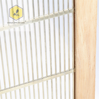 Rail 8 ou 10 cadres en bois et acier inoxydable, suspension queen