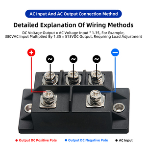 Kane MDS 400A 1600V sanrex phụ kiện điện tử Thyristor ba pha CHỈNH LƯU cầu mô-đun 3 pha cầu chỉnh lưu Diode - Product Image 4