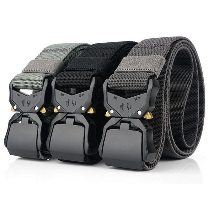 Новое поступление 1,5 Дюймовый алюминиевый сплав быстросъемная металлическая пряжка Многофункциональный тактический тренировочный наружный ремень нейлоновый тактический ремень