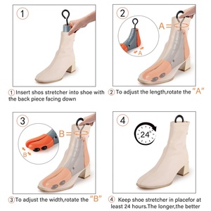 Civière de <span class=keywords><strong>chaussure</strong></span> jetable en plastique réglable à <span class=keywords><strong>une</strong></span> <span class=keywords><strong>tige</strong></span> avec logo personnalisé - Product Image 6