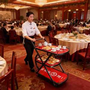 Carrito Multifuncional para Entrega de Bebidas y Alimentos para Bares, KTV, Hoteles, Restaurantes de Hot Pot, Uso Comercial con Capacidad de 20-35L - Product Image 3