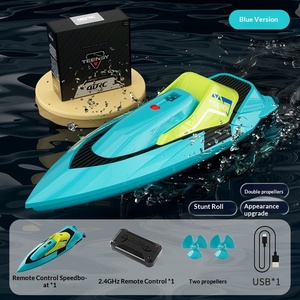 Bateau électrique à double hélice 4D-S5, mini-bateau sans fil 2.4G pour enfants, <span class=keywords><strong>sous</strong></span>-<span class=keywords><strong>marin</strong></span> de course haute vitesse, caméra à basculement à une touche - Product Image 6