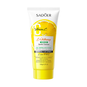 Limpiador de frutas antiarrugas de <span class=keywords><strong>espuma</strong></span> y aceite VC, ácido hialurónico, vitamina C, ingredientes minerales, limpiador <span class=keywords><strong>Facial</strong></span> de aminoácidos Blanqueador - Product Image 1