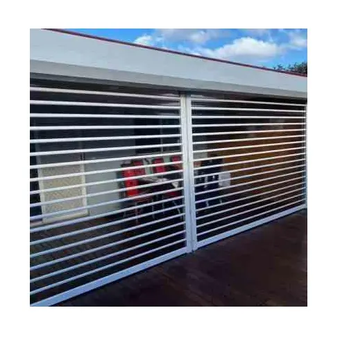 Hot Sale Crystal Transparent Electric Roller Shutter Door For Commercial Shop