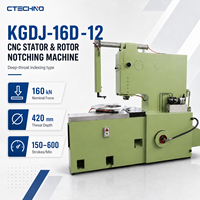 Máquina CNC de Alta Velocidad CTECHNO KGDJ-16D para Ranurado de Estatores y Rotores de Motores Industriales con Acero al Silicio